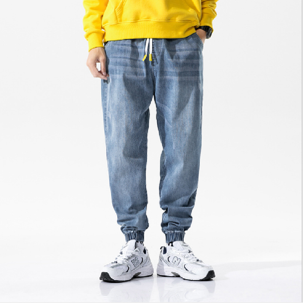 autumn products korean version of jeans men's cat whiskers printed ins tide brand loose-fitting trousers, Blue
autumn products korean version of jeans men's cat whiskers printed ins tide brand loose-fitting trousers, Blue