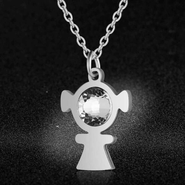 pendant necklaces super fashion big crystal stone 100% stainless steel girl charm necklace jewelry, Silver
pendant necklaces super fashion big crystal stone 100% stainless steel girl charm necklace jewelry, Silver