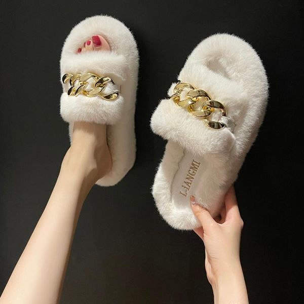 slippers winter woman slipper shoes flock platform pantofle fur flip flops med slides flat 2021 plush massage chain rubber pu fabric, Black
slippers winter woman slipper shoes flock platform pantofle fur flip flops med slides flat 2021 plush massage chain rubber pu fabric, Black