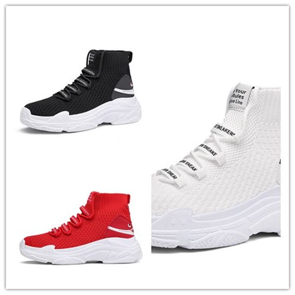 running shoes large size couple socks women sneakers thick bottom increased flying woven boots woman non slip tenis feminino chaussures femm, Black
running shoes large size couple socks women sneakers thick bottom increased flying woven boots woman non slip tenis feminino chaussures femm, Black