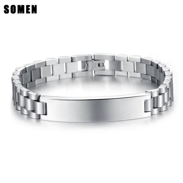 link, chain 21cm silver color stainless steel adjustable bracelet for men classic style polished bracelets wholesale jewelry, Black
link, chain 21cm silver color stainless steel adjustable bracelet for men classic style polished bracelets wholesale jewelry, Black