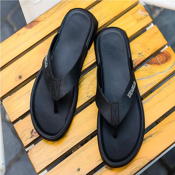 summer flip flops men comfortable flats shoes for mens slip-on home slippers indoor women rubber, Black
summer flip flops men comfortable flats shoes for mens slip-on home slippers indoor women rubber, Black