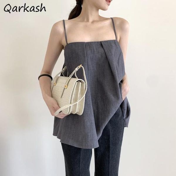 women's tanks & camis camisole women solid summer loose korean style all-match simple street fashion comfortable ladies holiday clothin, White
women's tanks & camis camisole women solid summer loose korean style all-match simple street fashion comfortable ladies holiday clothin, White
