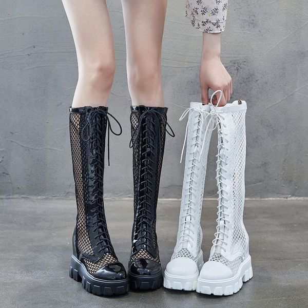boots high heel 2021 hollow thigh boot platform elevator sandals summer women shoes, Black
boots high heel 2021 hollow thigh boot platform elevator sandals summer women shoes, Black