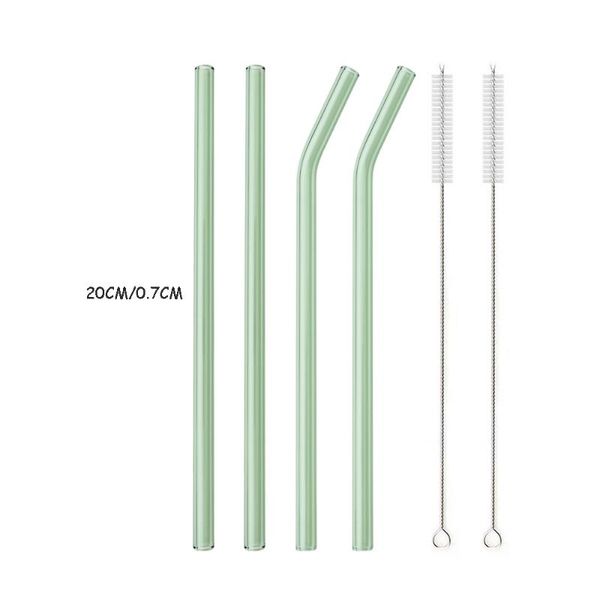drinking straws 3/6pcs high borosilicate glass straw colors reusable set eco friendly cocktails bar accessories with brush
drinking straws 3/6pcs high borosilicate glass straw colors reusable set eco friendly cocktails bar accessories with brush