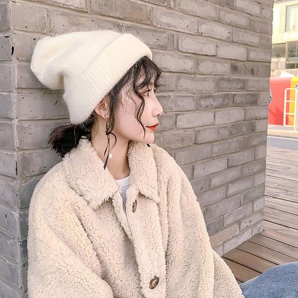beanie/skull caps winter hat real fur ladies knitted woolen fashion warmth thick beanie girls solid hood cap, Blue;gray
beanie/skull caps winter hat real fur ladies knitted woolen fashion warmth thick beanie girls solid hood cap, Blue;gray