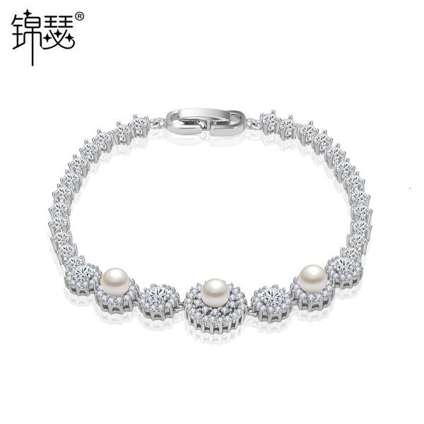 bangles bracelet jinse's first appearance of picturesque with 3a zircon inlaid shell beads, Black
bangles bracelet jinse's first appearance of picturesque with 3a zircon inlaid shell beads, Black