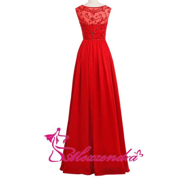 party dresses alexzendra red long chiffon prom dress beaded bodice illusion back evening plus size special, White;black
party dresses alexzendra red long chiffon prom dress beaded bodice illusion back evening plus size special, White;black