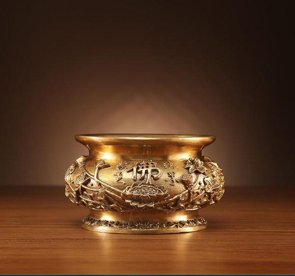 fragrance lamps pure copper incense burner lotus chinese character fo furnace buddhist utensils
fragrance lamps pure copper incense burner lotus chinese character fo furnace buddhist utensils