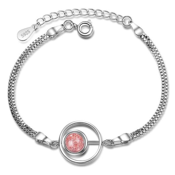 link, chain natural strawberry crystal korean version of the peach blossom bracelet female simple personality ms. mori pink jewelry, Black
link, chain natural strawberry crystal korean version of the peach blossom bracelet female simple personality ms. mori pink jewelry, Black