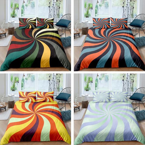 bedding sets fashion multicolor stripe rotating design pattern 3d duvet cover+pillowcase single twin king bed set
bedding sets fashion multicolor stripe rotating design pattern 3d duvet cover+pillowcase single twin king bed set
