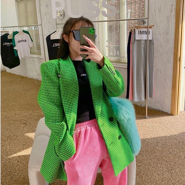 women's suits & blazers women clothes green lattice fashion fried street double breasted spring autumn vintage suit outwear female abri, White;black
women's suits & blazers women clothes green lattice fashion fried street double breasted spring autumn vintage suit outwear female abri, White;black
