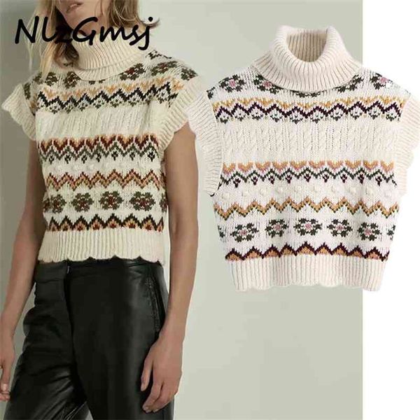 sweater women sweaters knitted vest turtleneck jumpers pullover mujer vintage printed crop chic cropped knitwear 210628, White;black
sweater women sweaters knitted vest turtleneck jumpers pullover mujer vintage printed crop chic cropped knitwear 210628, White;black