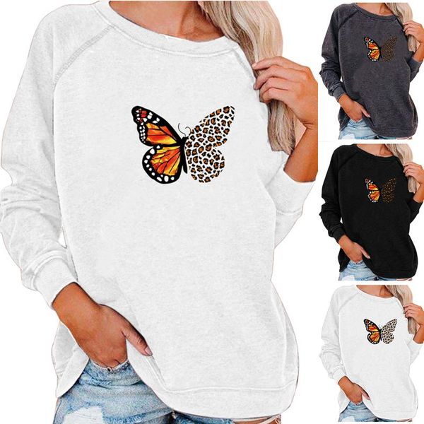 women's hoodies & sweatshirts women long sleeve pullover butterfly printed autumn spring white crew neck casual pullovers loose sweatsh, Black
women's hoodies & sweatshirts women long sleeve pullover butterfly printed autumn spring white crew neck casual pullovers loose sweatsh, Black