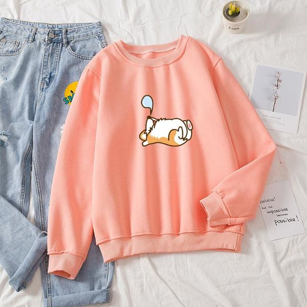 women's hoodies & sweatshirts kawaii korean sweatshirt female itself cute k hoodie clothes hooded clothing sleeping shiba inu graphic, Black
women's hoodies & sweatshirts kawaii korean sweatshirt female itself cute k hoodie clothes hooded clothing sleeping shiba inu graphic, Black