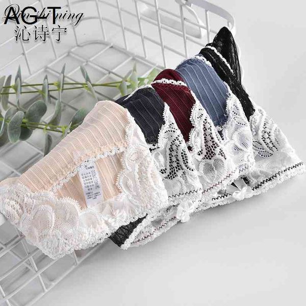 french hollow out transparent lace underwear women's middle waist breathable antibacterial cotton crotch breech girl's briefs, Black;pink
french hollow out transparent lace underwear women's middle waist breathable antibacterial cotton crotch breech girl's briefs, Black;pink