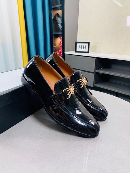 men dress shoes business office oxfords men's genuine leather brand designer casual loafers formal party flats size 38-44, Black
men dress shoes business office oxfords men's genuine leather brand designer casual loafers formal party flats size 38-44, Black