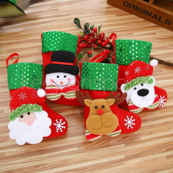 mini christmas hanging socks cute candy gift bag snowman santa claus deer bear christmas stocking for christmas tree decor pendant 2020 825
mini christmas hanging socks cute candy gift bag snowman santa claus deer bear christmas stocking for christmas tree decor pendant 2020 825