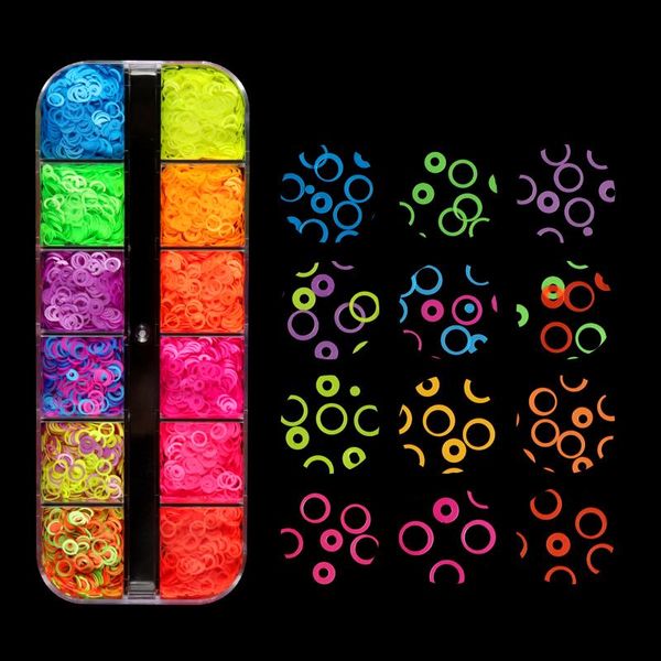 nail art decorations neon hollow circle sequins fluorescent bubble glitter flakes paillette for manicure salon gel polish nails accessories, Silver;gold
nail art decorations neon hollow circle sequins fluorescent bubble glitter flakes paillette for manicure salon gel polish nails accessories, Silver;gold