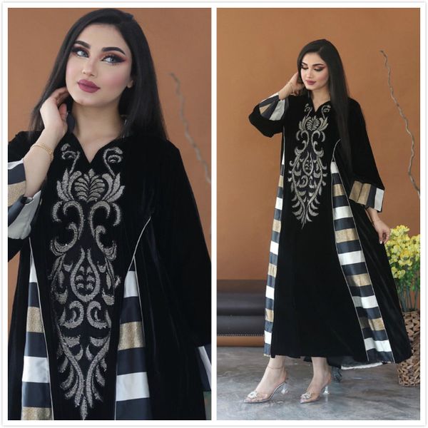 winter turkey muslim veet dress women dubai arabic satin abaya jalabiya musulman islamic pakistan moroccan kaftan vestido robe, Red
winter turkey muslim veet dress women dubai arabic satin abaya jalabiya musulman islamic pakistan moroccan kaftan vestido robe, Red