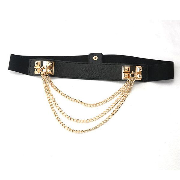 belts women fashion hiphop punk rock waist chain belt female wide elastic stretch corset cummerbunds strap ladies dress waistband, Black;brown
belts women fashion hiphop punk rock waist chain belt female wide elastic stretch corset cummerbunds strap ladies dress waistband, Black;brown