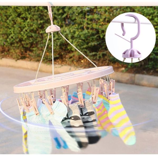 hangers & racks round drying rack clothes hanger folding laundry underwear thickening shape organizer plastic 24 pins
hangers & racks round drying rack clothes hanger folding laundry underwear thickening shape organizer plastic 24 pins