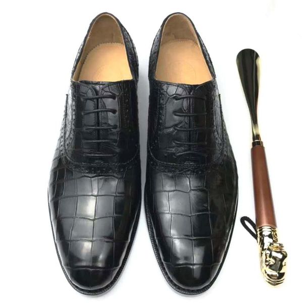 dress shoes chue men formal crocodile leather wedding business banquet meeting, Black
dress shoes chue men formal crocodile leather wedding business banquet meeting, Black