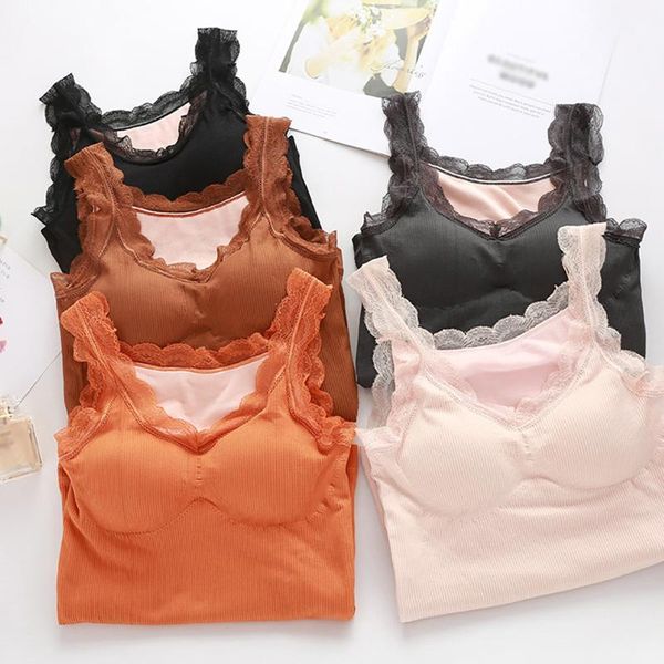 camisoles & tanks women velvet thermal second lace winter warm pajamas underwear vest sleeveless thick v neck female tank, Black;white
camisoles & tanks women velvet thermal second lace winter warm pajamas underwear vest sleeveless thick v neck female tank, Black;white