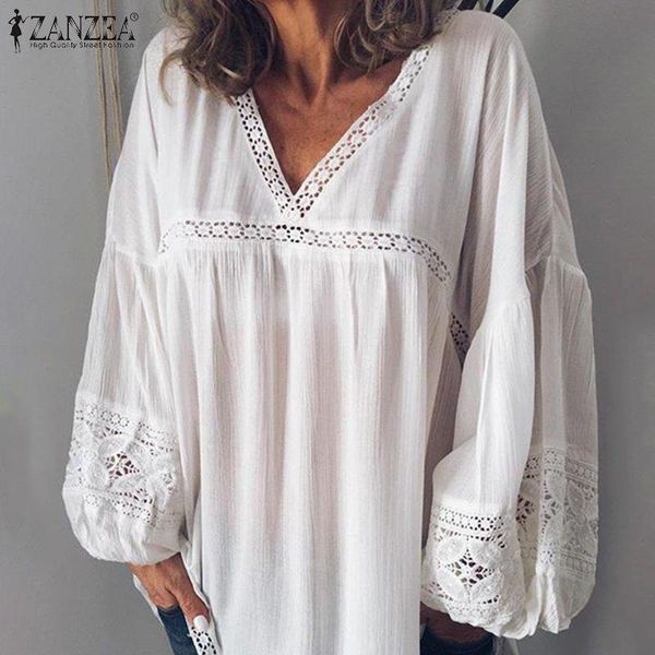 women shirt elegant lace patchwork blouse tunic v neck puff sleeve blusas floral mujer female transparent white shirts plus
women shirt elegant lace patchwork blouse tunic v neck puff sleeve blusas floral mujer female transparent white shirts plus