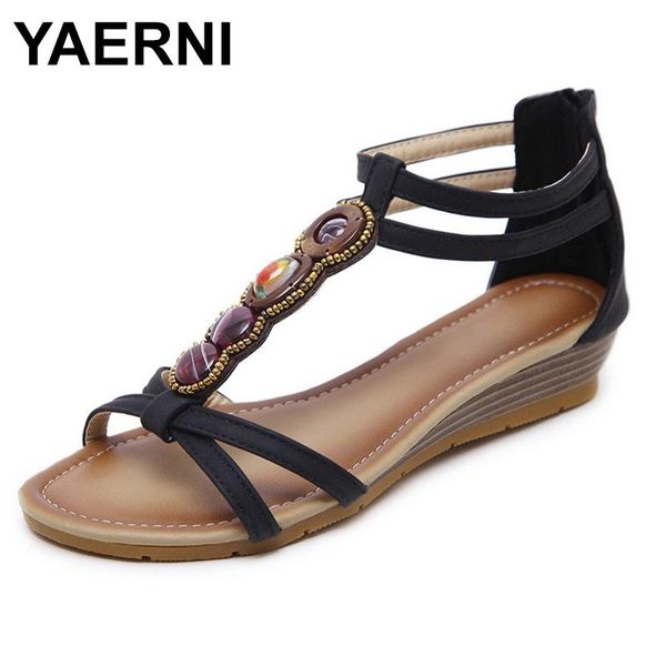 slippers yaerni siketu verano flip flop sandalias planas zapatos de mujer moda cuentas cristal bohemio étnico retro gladiador roma, Black
slippers yaerni siketu verano flip flop sandalias planas zapatos de mujer moda cuentas cristal bohemio étnico retro gladiador roma, Black