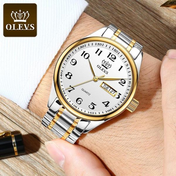 wristwatches number men watches stainless steel man quartz waterproof week male watch relogio masculino date, Slivery;brown
wristwatches number men watches stainless steel man quartz waterproof week male watch relogio masculino date, Slivery;brown