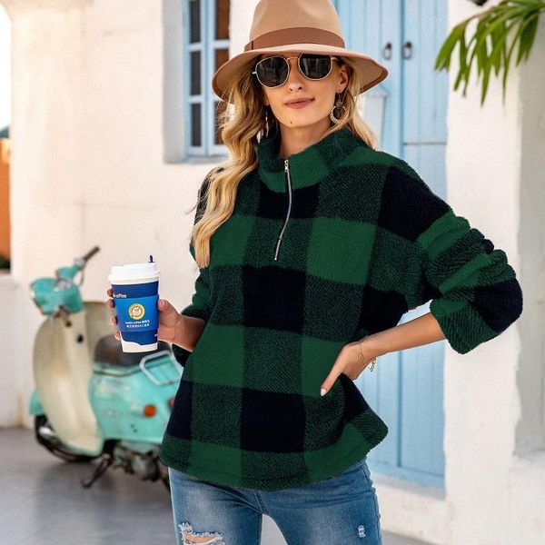women's hoodies & sweatshirts women fluffy coat winter sweatshirt zipper pocket fleece woman pullover plaid polar warm jackets long sle, Black
women's hoodies & sweatshirts women fluffy coat winter sweatshirt zipper pocket fleece woman pullover plaid polar warm jackets long sle, Black
