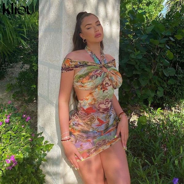kliou aesthetic halter mini dress women 2021 out of shoulder backless skinny bodycon cross bandage vacation partywear hot, Black;gray
kliou aesthetic halter mini dress women 2021 out of shoulder backless skinny bodycon cross bandage vacation partywear hot, Black;gray