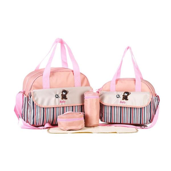 5pcs/set diaper bag mummy maternity bags for baby stuff small nappy changing moms travel women shoulder
5pcs/set diaper bag mummy maternity bags for baby stuff small nappy changing moms travel women shoulder