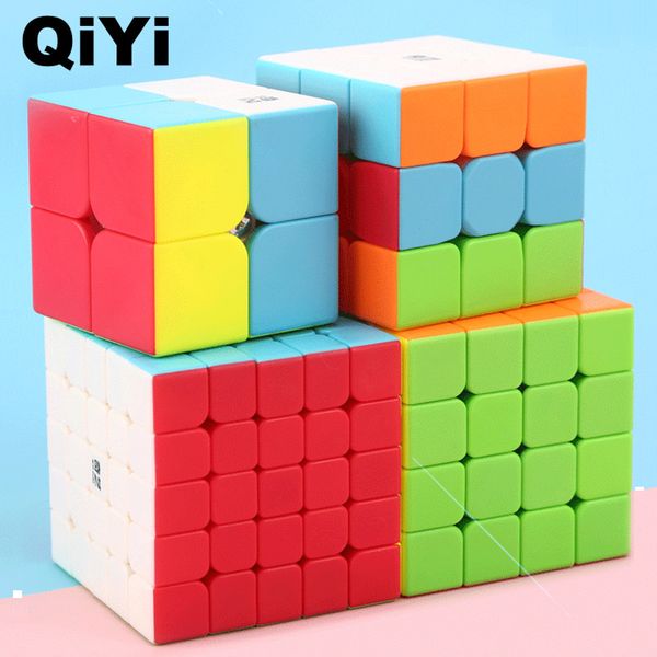 qiyi stickerless 4 pcs set magic cube 2x2x2 3x3x3 4x4x4 5x5x5 speed cube rotating smooth cubo magico classic kids toys qy2345set
qiyi stickerless 4 pcs set magic cube 2x2x2 3x3x3 4x4x4 5x5x5 speed cube rotating smooth cubo magico classic kids toys qy2345set