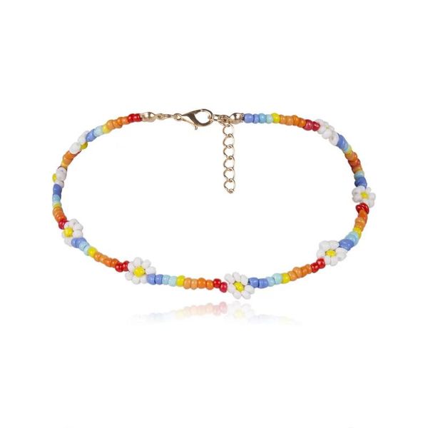 chokers handmade flower rainbow color beads choker necklace bracelet anklet set for women summer jewelry, Golden;silver
chokers handmade flower rainbow color beads choker necklace bracelet anklet set for women summer jewelry, Golden;silver