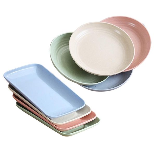 dishes & plates 8pcs wheat straw plate set lightweight unbreakable dinner dessert home picnic salad
dishes & plates 8pcs wheat straw plate set lightweight unbreakable dinner dessert home picnic salad