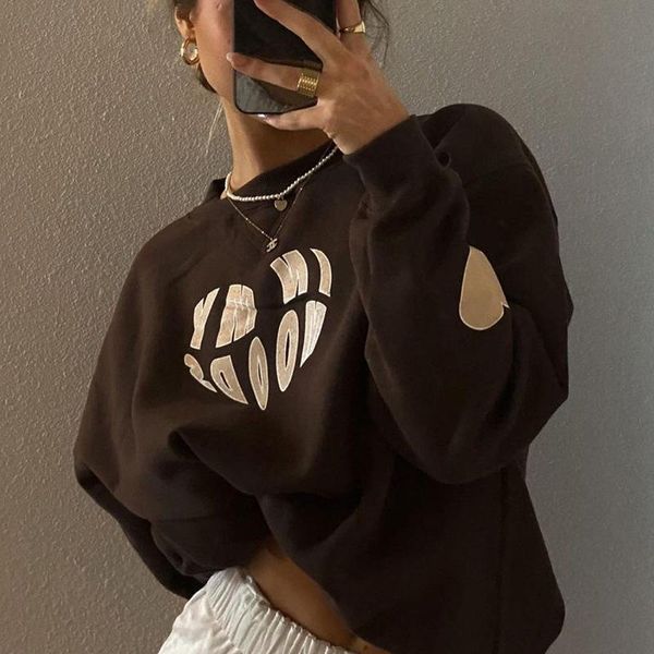 women's hoodies & sweatshirts fashion streetwear "in my woods" letter print o-neck long sleeve autumn sweatshirt hoodie winte, Black
women's hoodies & sweatshirts fashion streetwear "in my woods" letter print o-neck long sleeve autumn sweatshirt hoodie winte, Black