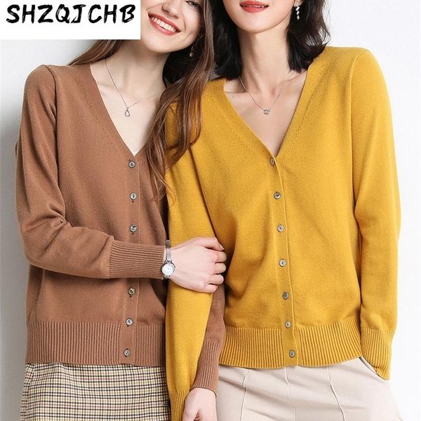 women's knits & tees jchb 2021 sweaters short korean female cardigan knitted long sleeve cardigans for women spring autumn sweter damsk, White
women's knits & tees jchb 2021 sweaters short korean female cardigan knitted long sleeve cardigans for women spring autumn sweter damsk, White