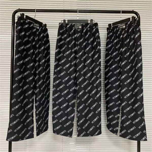men's pants full women men vetements straight fabric vtm trousers sweatpants d4oy, Black
men's pants full women men vetements straight fabric vtm trousers sweatpants d4oy, Black