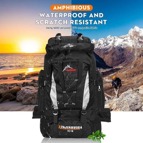 outdoor sport 80l waterproof climbing hiking backpack bag camping mountaineering rucksack bags
outdoor sport 80l waterproof climbing hiking backpack bag camping mountaineering rucksack bags