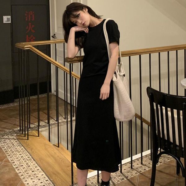 casual dresses dress women solid skinny retro simple drawstring summer midi chic fashion clothes stylish tunic short sleeve, Black;gray
casual dresses dress women solid skinny retro simple drawstring summer midi chic fashion clothes stylish tunic short sleeve, Black;gray