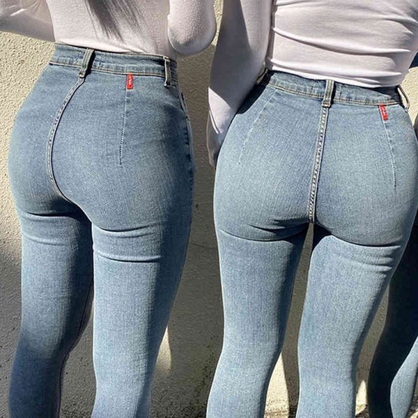 women's jeans high waist stretch skinny denim pants spring autumn blue vintage washed elastic slim wrap hip pencil trousers 210412
women's jeans high waist stretch skinny denim pants spring autumn blue vintage washed elastic slim wrap hip pencil trousers 210412