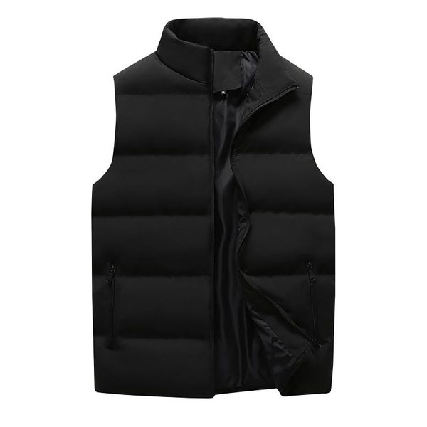 men's vests fashion autumn winter casual zipper sleeveless jackets for men solid color coat with pockets casacos, Black;white
men's vests fashion autumn winter casual zipper sleeveless jackets for men solid color coat with pockets casacos, Black;white