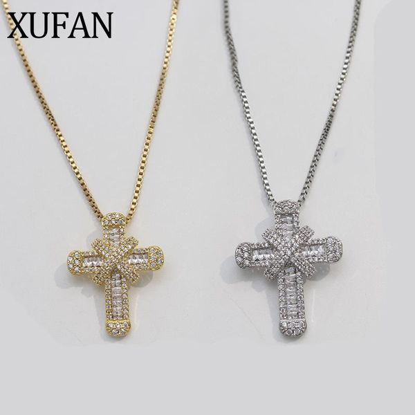 pendant necklaces xufan classic retro shiny cubic zirconia cross for women silver color crystal choker necklace party jewelry
pendant necklaces xufan classic retro shiny cubic zirconia cross for women silver color crystal choker necklace party jewelry