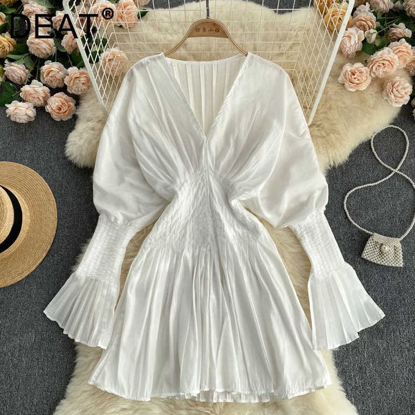deat black women pleated dress v-neck long sleeve arrivals lady temperament fashion spring summer 11d1307 210709, Black;gray
deat black women pleated dress v-neck long sleeve arrivals lady temperament fashion spring summer 11d1307 210709, Black;gray