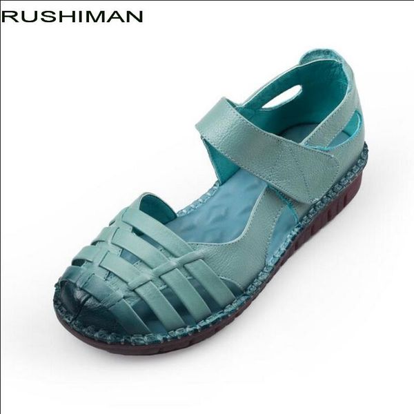 style handmade genuine leather flat shoes summer sandals women casual solid hollow out, Black
style handmade genuine leather flat shoes summer sandals women casual solid hollow out, Black