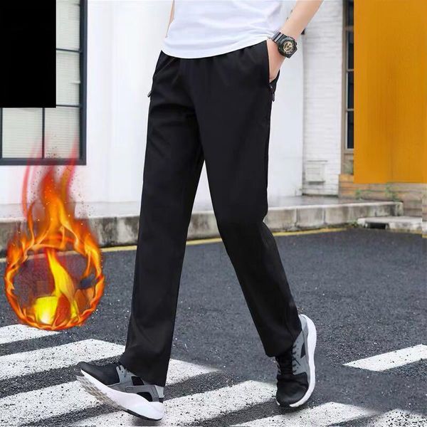 men's pants autumn winter casual men classic style fashion sport straight cotton solid color brand trousers y417, Black
men's pants autumn winter casual men classic style fashion sport straight cotton solid color brand trousers y417, Black