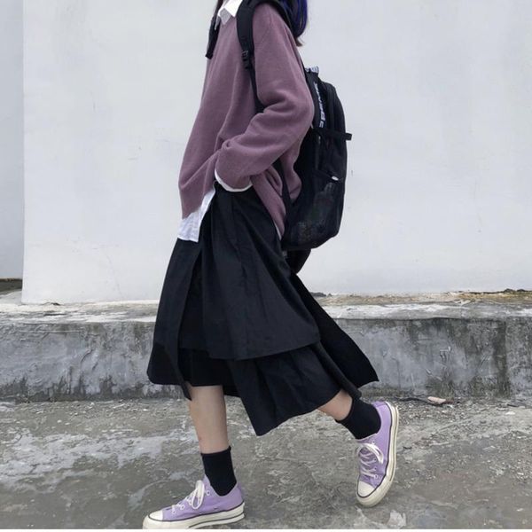 skirts 2021 spring summer arrivals a-line high waist button solid color women casual ankle-lenght loose skirt v747, Black
skirts 2021 spring summer arrivals a-line high waist button solid color women casual ankle-lenght loose skirt v747, Black