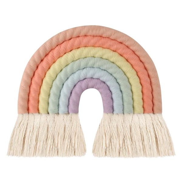 decorative objects & figurines 6 layers macrame rainbow wall decor for bedroom nursery baby kids rooms colorful tapestry rope woven tassel h
decorative objects & figurines 6 layers macrame rainbow wall decor for bedroom nursery baby kids rooms colorful tapestry rope woven tassel h